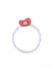 Baby Junee Turban with Crochet Strawberries and Flowers