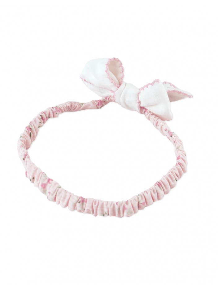 Baby Tessa Turban with Bow Embroidery