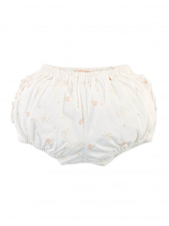 Baby Cecile Tiered Ruffle Bloomers with All-Over Cat Print
