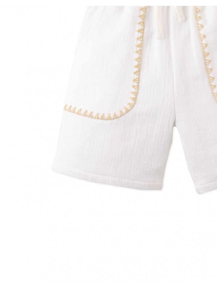 Marlow Textured Drawstring Shorts