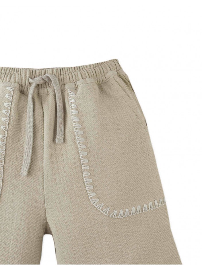 Marlow Textured Drawstring Shorts