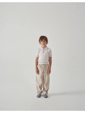 Erwin Fixed-Fold Drawstring Trousers