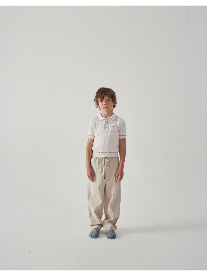 Erwin Fixed-Fold Drawstring Trousers