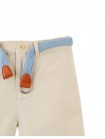 Blaine Regular Fit Canvas Shorts with Braided Cotton Belt
