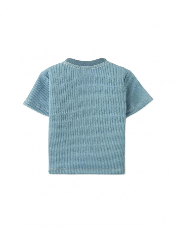 Baby Boris Waffle Knit Jersey T-Shirt