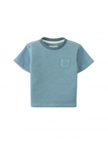 Baby Boris Waffle Knit Jersey T-Shirt