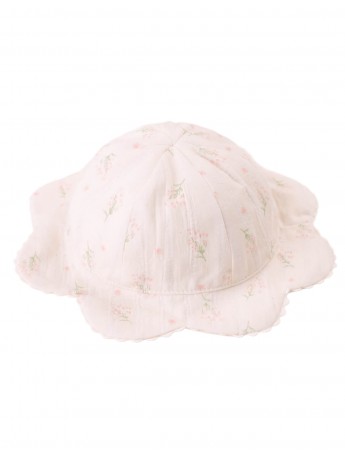 Baby Rochelle Hat with Scallop Brim