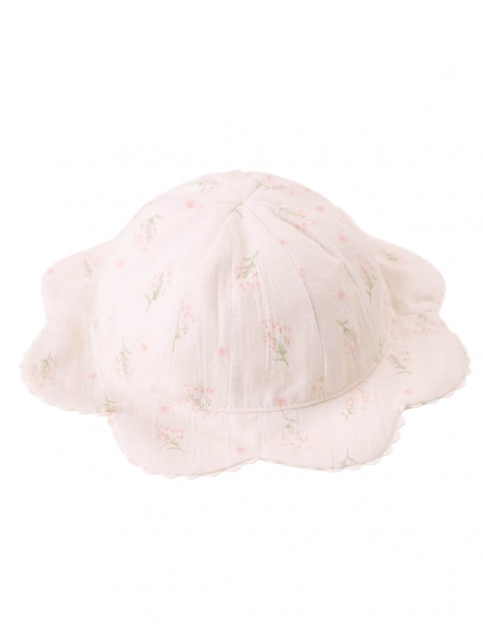 Baby Rochelle Hat with Scallop Brim