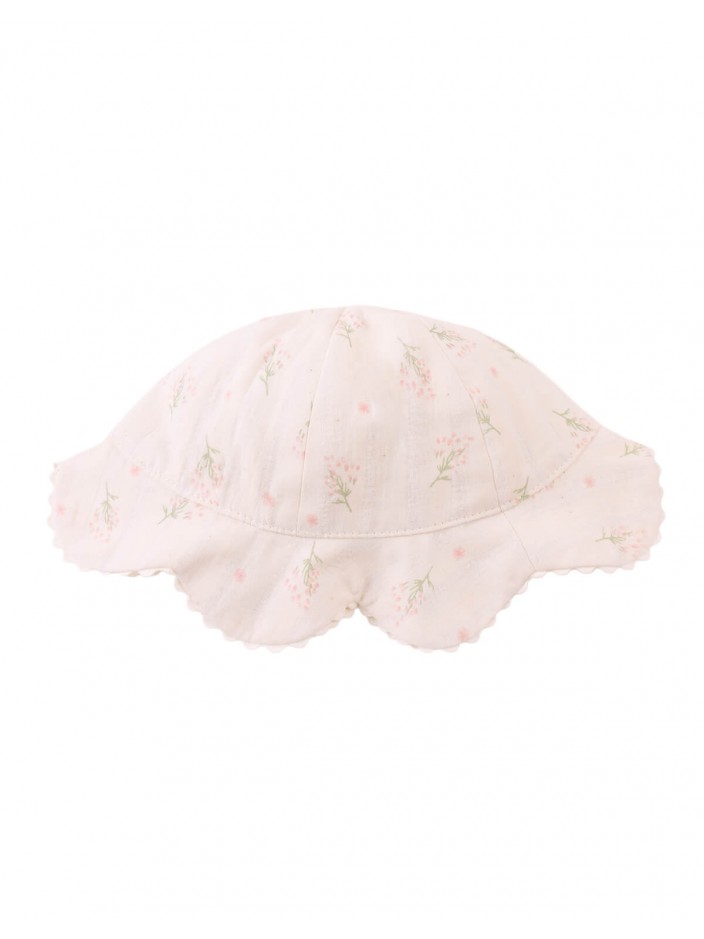 Baby Rochelle Hat with Scallop Brim