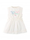 Baby Charlee Cross-Stitch Embroidered Dress with Waist Bows