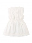 Baby Charlee Cross-Stitch Embroidered Dress with Waist Bows