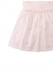 Baby Kara Poplin Dress with a Scalloped Top & Tie Straps