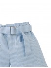 Amara Linen-like Cotton Shorts with Big Pockets & Belt