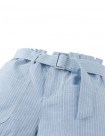 Amara Linen-like Cotton Shorts with Big Pockets & Belt