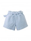 Amara Linen-like Cotton Shorts with Big Pockets & Belt