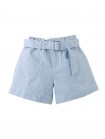 Amara Linen-like Cotton Shorts with Big Pockets & Belt