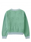 Natalie Cardigan with Scalloped Ribbed Edges