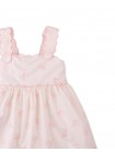 Kara Poplin Dress with a Scalloped Top & Tie Straps