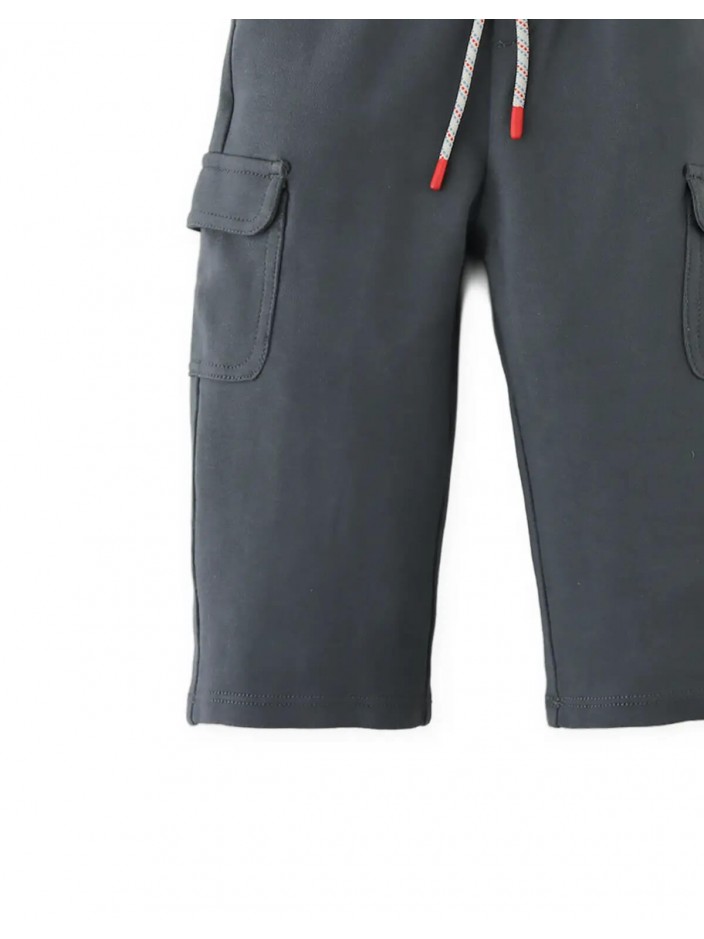 Interlock Jersey Pull‑On Joggers with Stopper Accent