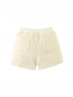 Textured Stripe Knit Drawstring Pull‑On Shorts