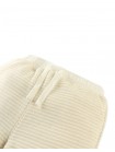 Textured Stripe Knit Drawstring Pull‑On Shorts