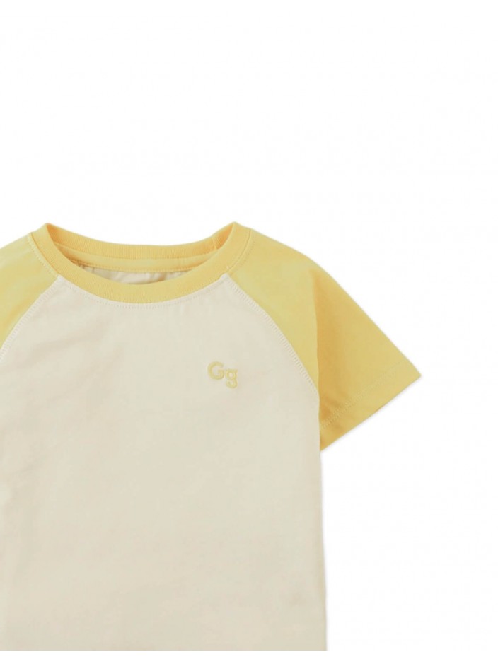 Raglan Tee with Embroidered Gg Logo