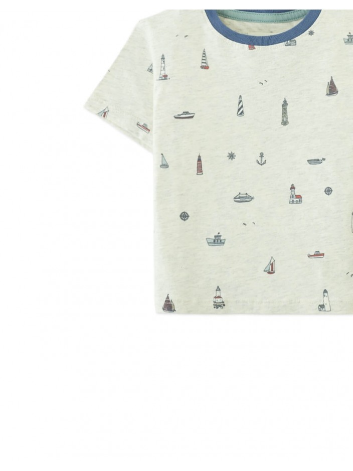 Lighthouse All- Over Print Tee