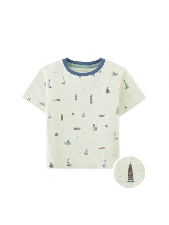 Lighthouse All- Over Print Tee