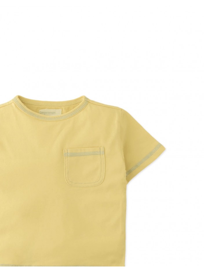 Pocket Tee with Contrast Spreader