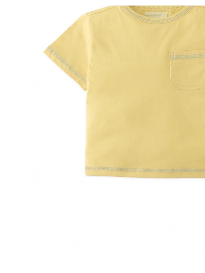 Pocket Tee with Contrast Spreader