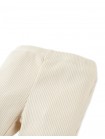 Plain Ribbed Flare Leggings