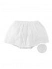 Cotton Eyelet Skort with Paperbag Waist