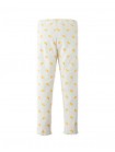 Fitted Leggings with All-Over Duck Print and Lettuce-Edge Hem