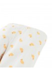 Fitted Leggings with All-Over Duck Print and Lettuce-Edge Hem