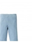 Ribbed Flare Leggings in Blue Melange