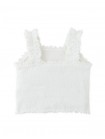 Fully Smocked Tank Top with Ruffled Strappy Sleeves