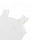 Fully Smocked Tank Top with Ruffled Strappy Sleeves