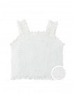 Fully Smocked Tank Top with Ruffled Strappy Sleeves