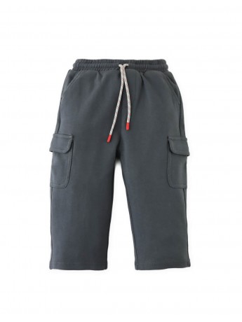 Interlock Jersey Pull‑On Joggers with Stopper Accent
