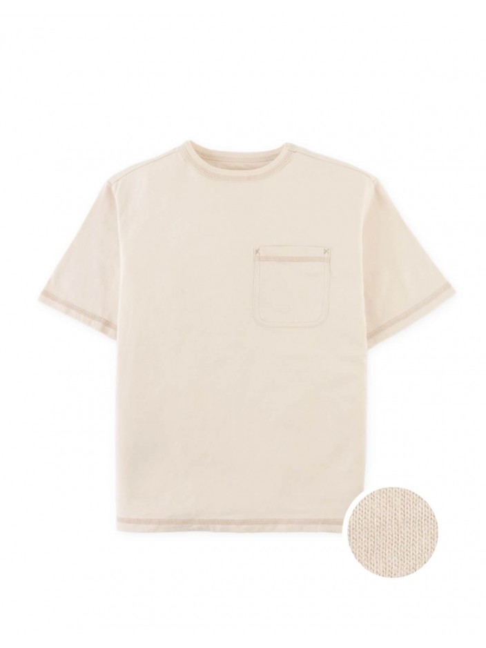 Large Pocket Tee with Tonal Spreader