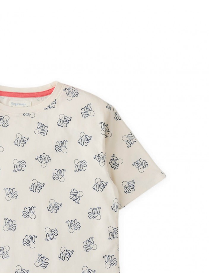 Octopus All‑Over Print Tee