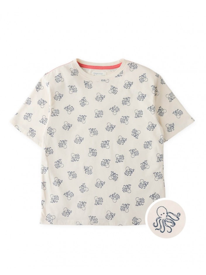 Octopus All‑Over Print Tee