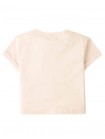 Graphic Tee with Side Slit and Cherry Spot Print