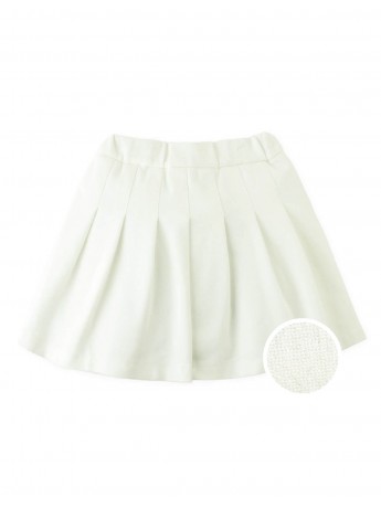 Plain Straight Pleated Skort