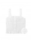 Strappy Smocked Top with Button Placket