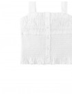 Strappy Smocked Top with Button Placket