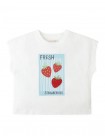 Dolman Sleeve Tee with Graphic Print