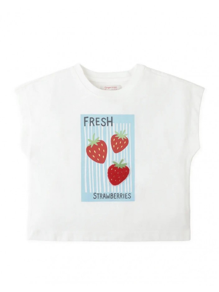 Dolman Sleeve Tee with Graphic Print