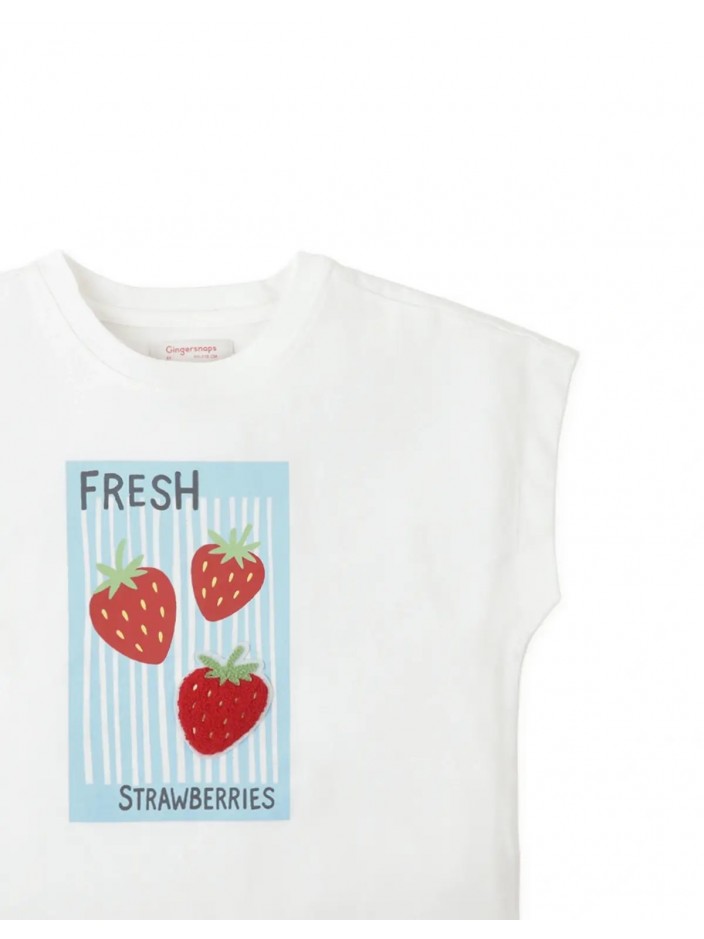 Dolman Sleeve Tee with Graphic Print