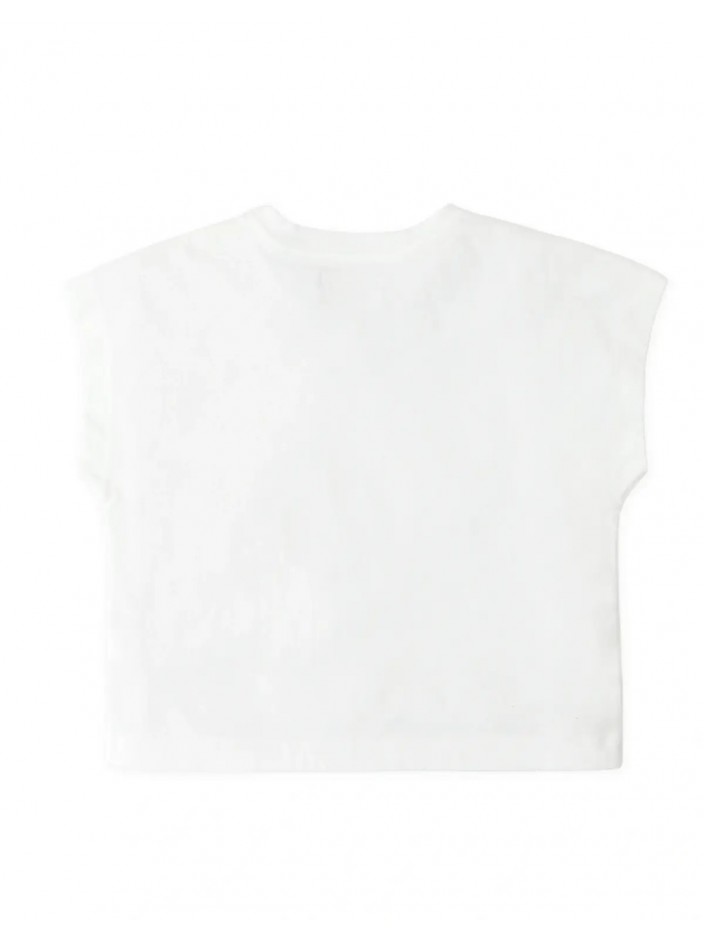 Dolman Sleeve Tee with Graphic Print